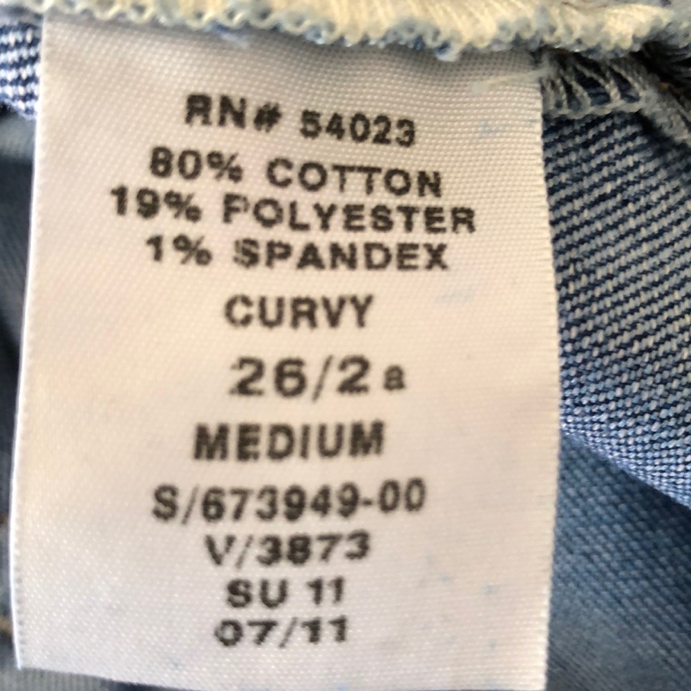 GAP Women’s 1969 Curvy Jeans -Size 26 (2) - Picture 6 of 8